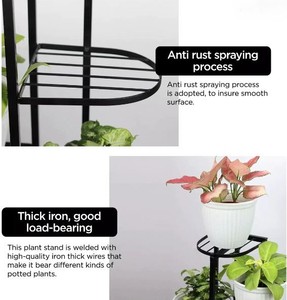 Meilleure vente support de jardinière étagères en métal stockage pots de fleurs avec 7 niveaux à des prix abordables - Product Image 5