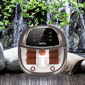 เครื่องนวดเท้าไร้สายพร้อมฟองน้ำร้อนสำหรับทำสปาเท้า ทำความสะอาดรูขุมขนอย่างล้ำลึก นำเข้าจากจีน - Product Image 2