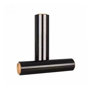 Nueva Película Estirable de Color Negro para Envolver Palés, 100% LLDPE, Resistente a la Humedad, de Alta Calidad - Product Image 5