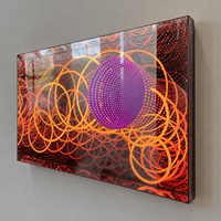 Enseigne néon personnalisée à miroir infini, bande LED, boîte lumineuse en acrylique effet abysse pour décoration murale de bars, clubs, salons et hôtels