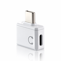 Adaptateur audio USB-C à angle droit 90 degrés, convertisseur de casque mâle/femelle Type-C, neuf, OTP, pour ordinateur portable et téléphone portable