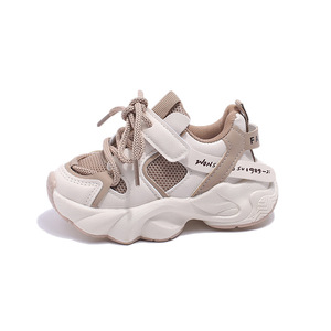 Детские кроссовки на шнуровке, весна <span class=keywords><strong>2026</strong></span>, новые, сетчатые, дышащие, легкие, нескользящие, для малышей, для мальчиков и девочек, массивные - Product Image 2