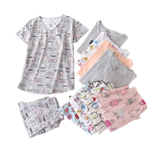 Pijamas de Verano para Mujer, Ropa de Dormir con Estampado Personalizado, Ropa de Casa, Gran Venta - Product Image 1