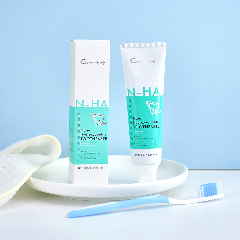 Organic Nano Hydroxyapatite Whitening Toothpaste Green