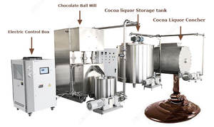 Máquina Automática para <span class=keywords><strong>Hacer</strong></span> Chocolate con Avena, <span class=keywords><strong>Video</strong></span> de la Línea de Producción de Crema de Chocolate de Mayor Duración - Product Image 2