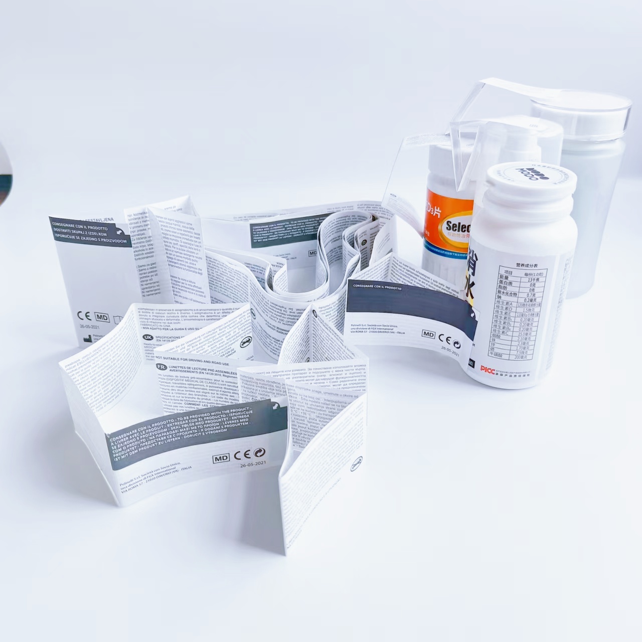 OEM Custom Wholesale Waterproof Vinyl OTC Labeling Tablet Supplement Pharmaceutical Stickers Labels