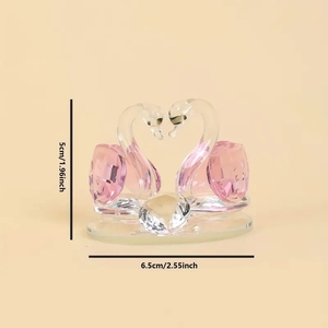 Chứng nhận chất lượng K9 Tinh thể thủy tinh thiên nga trang trí nội thất tùy chỉnh xe Nước hoa khuếch tán với kim cương không có điện cần thiết xe trang trí - Product Image 2