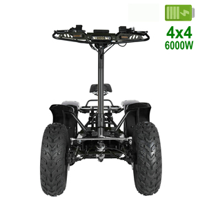 Scooter électrique tout-terrain pliable, portable, moteur 6000W, <span class=keywords><strong>quad</strong></span> électrique 4x4 pour hommes, aventure en plein air, escalade, cross-country - Product Image 5