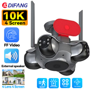 New 20MP không dây ngoài trời cctv camera an ninh với loa tầm nhìn ban đêm cho nhà thông minh 4-ống Kính 4-màn hình PTZ Hệ thống camera - Product Image 2