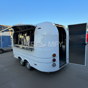 Camiones de Crepas Totalmente Equipados con Extensión, Camión de Helados para Pequeños Negocios, Remolque de Bar Móvil, Caravana de Comida - Product Image 3