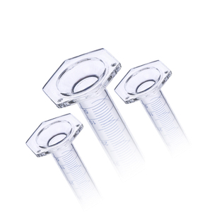 50ml 100ml 250ml 500ml 1000ml Transparent Graduated <strong>Laboratory</strong> glassware Hexagonal Graduated Cylinder - Product Image 5