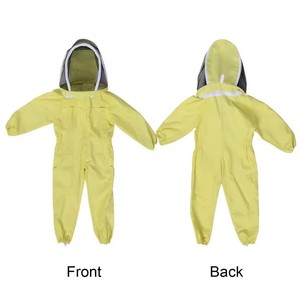 Nuevo Traje de Apicultura Amarillo de una Pieza para Niños para Industrias Agrícolas - Product Image 2