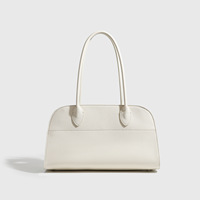 Bolso tote de cuero genuino de dos capas para mujer, de gran capacidad, para ir al trabajo, con cremallera oculta, muy vendido.