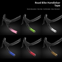 Rutschfestes Zweifarbiges PU+EVA-Verbund 3mm Dickes Stoßdämpfendes Fahrrad-Lenkerband Rennrad-Lenkerumwicklung für Dropbar-Fahrradgriffe