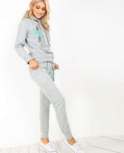 สเวตสูทลำลอง2ชิ้นสำหรับผู้หญิง, ชุดเล่นโยคะเข้ารูปมีฮู้ดขนาดพลัสไซส์เหมาะสำหรับคุณแม่สำหรับฤดูใบไม้ร่วง - Product Image 3