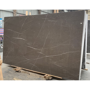 Goldtop STONE ODM OEM Polished Gray Coffee Mousse <b>Marble</b> Big Slabs Waterproof Modern for Hotels and Villas - Product Image 1