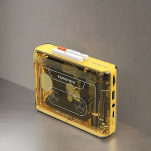 Reproductor de Casetes de Audio al por Mayor, Walkman Estéreo Transparente Clásico, Reproductor de Casetes Portátil Transparente con Clip para Cinturón - Product Image 2