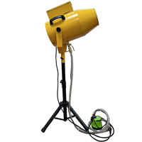 Machine à mousse jaune compacte 1000W à commande manuelle, portée d'injection 7-10m pour scène, fête, mariage, événement