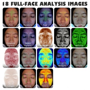 Analyseur de peau 3D AI, scanner facial professionnel, analyse de la peau et du cuir chevelu avec imagerie à 10 spectres - Product Image 5