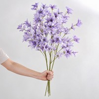 Tiges de fleurs artificielles en forme d'étoile pour la décoration de centre de table de mariage