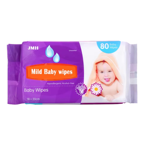 OEM vente en gros 100% coton biodégradable biologique bébé lingettes sèches et humides pour les soins de bébé - Product Image 2