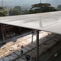 Soportes de Montaje Modulares para Paneles Solares BIPV de Zn-Al-Mg, Galvanizados en Caliente, Garantía de 25 Años, Impermeables, Integrados en Edificios