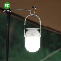 Lanterne de camping d'urgence DP, portable, rechargeable par USB, à suspendre, lampe LED pour tente de camping en plein air