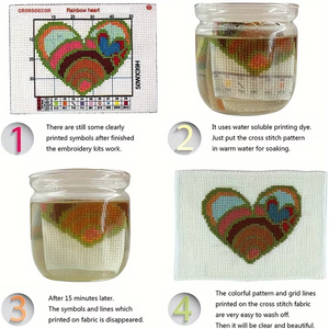 NKF Joyful Nursery Pattern Printed Kits de point de croix Home Decoration Embroidery Sets Crochet Kit - Product Image 5