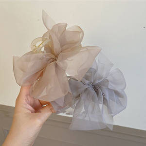 Clip d'arc en maille haut de gamme à la mode 2025 nouvelle pince à cheveux couvre-chef - Product Image 3