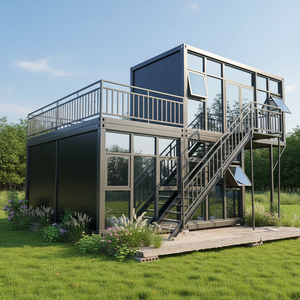 Casa Contenedor Prefabricada Económica, Fácil de Construir, Estructura de Acero Desmontable, Cabaña Prefabricada de Una Habitación - Product Image 6