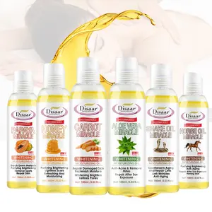 Disaar wholesale 100% organic body oil skin whitening moisturizing relaxing body oil massage essential oil for spa