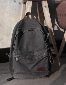 Muestra gratis de la lona mochila de viaje ligero Paquete De día estudiante mochila <span class=keywords><strong>para</strong></span> portátil - Product Image 4