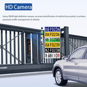 Porte coulissante automatique en aluminium Qigong Factory, porte coulissante à cantilever pour allée, porte industrielle anti-vent <span class=keywords><strong>avec</strong></span> système LPR - Product Image 4