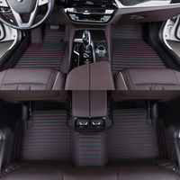 Tapis de voiture horizontal en cuir de luxe à motif 3D, haute précision, très élastique, facile à nettoyer, éponge de 10 mm d'épaisseur, collection 2026, vente chaude