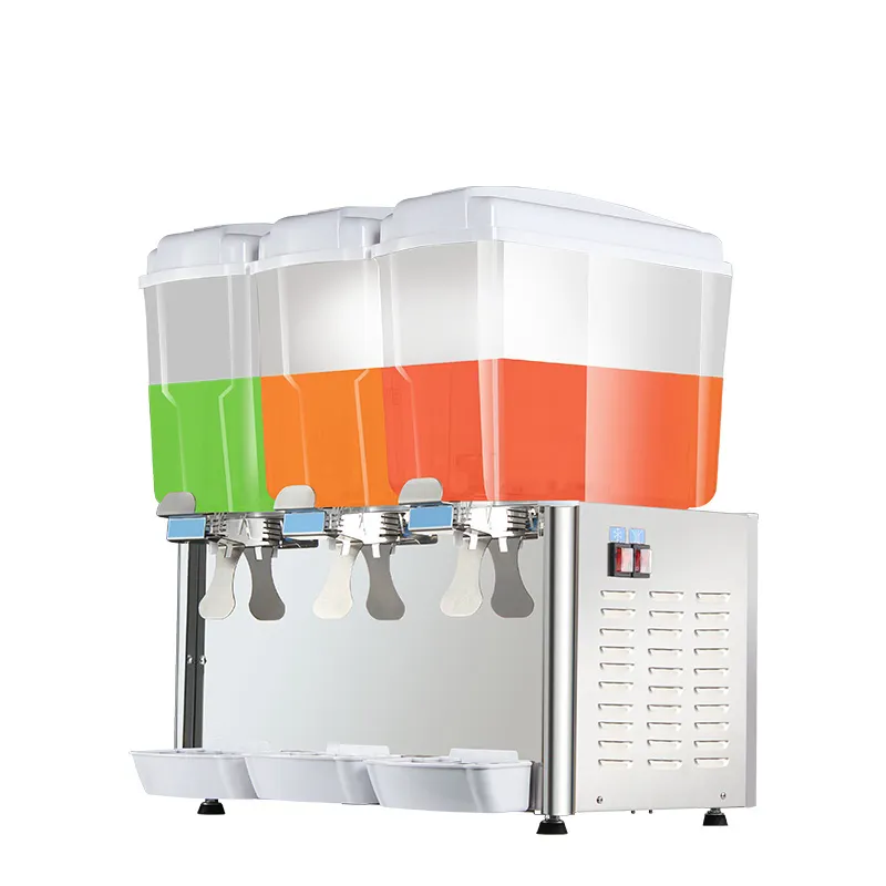 Dispensadores automáticos de agua de soda y jugo, máquina expendedora de bebidas frías en polvo
