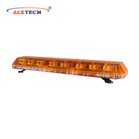 Amber LED darurat 2025 100W, lampu sorot atap kendaraan dengan Speaker, aksesori lampu mobil
