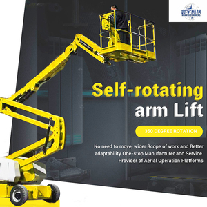 Platform Boom Teleskopik Elektrik/Diesel Self-propelled untuk Pekerjaan di Ketinggian dengan Sertifikasi CE - Product Image 2