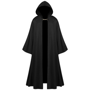 Nouvelle Cape à Capuche Longue en Polyester Style Gothique Médiéval pour Costume de Scène Personnage Echo - Vêtement Personnalisé Unisexe <span class=keywords><strong>Adulte</strong></span> - Product Image 5