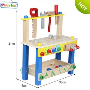 <span class=keywords><strong>Établi</strong></span> éducatif en bois pour enfants semblant jouer outil <span class=keywords><strong>jouets</strong></span> - Product Image 6