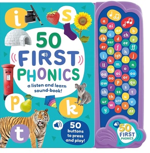 Livre sonore personnalisé pour enfants OEM - 100 premiers mots, écoutez et apprenez, tableau audio interactif avec <span class=keywords><strong>module</strong></span> sonore en plastique/papier - Product Image 5