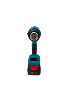 21V lithium battery hot air gun With LED lighting self-locking <b>power</b> <b>switch</b> brushless motor Honeycomb condensing heating core - Product Image 3