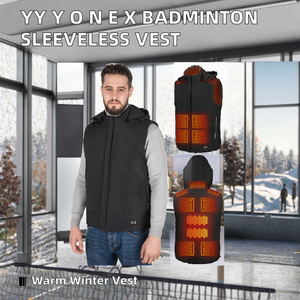 Chaleco Térmico para Hombre con Capucha y Cierre de Cremallera, Aislamiento Térmico, para Invierno, de Poliéster, sin Mangas, Grapple Master - Product Image 2
