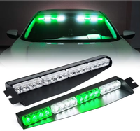 Barre lumineuse stroboscopique BIAOCHI à 32 LED, prise allume-cigare, 17 modes clignotants, nouvelle version 12V pour véhicules à courant continu