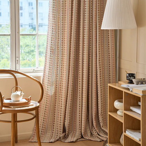 Stile moderno diamante Jacquard ciniglia <span class=keywords><strong>tende</strong></span> fiera isola colore dopamina <span class=keywords><strong>per</strong></span> la camera dei bambini tessuto tessuto - Product Image 3