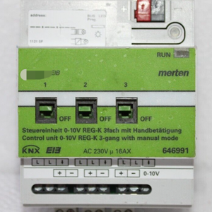 Merten 646991 0-10V REG-K/<span class=keywords><strong>3</strong></span> Yollu Kontrol Ünitesi Fonksiyon Programlama Kontrolörlü Endüstriyel Otomasyon - Product Image 1