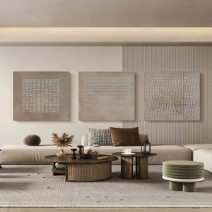 Peinture sur toile originale personnalisée en gros, art mural fait main, décoration intérieure, toile abstraite texturée 3D, peinture à l'huile pour la maison et l'hôtel - Product Image 5