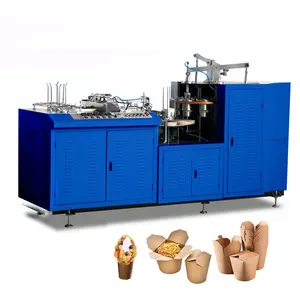 Full Automatic Double Wall Paper Bowl Former Paper Cup Making Machine For Cup Paper