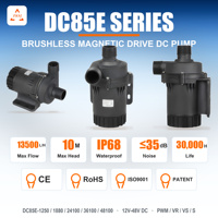 Pompe à eau silencieuse submersible ZKSJ 12V DC 24V 48V 13500L/H 10M, fabricant de pompes à eau PWM BLDC