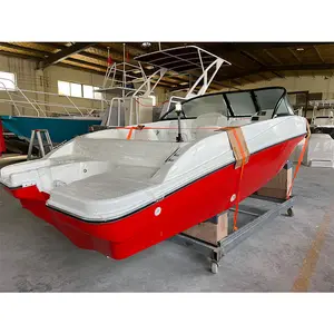 Yacht barca da pesca in alluminio barca da pesca 6-7m pesca yacht di lusso privato con console centrale barche in alluminio