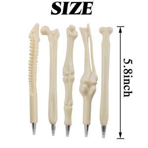 Hot Sale Nurse Doctor Student Teacher's Novelty Plastic Creative Design Bone Shape Bone Ballpoint <b>Pen</b> Halloween Gift Custom logo - Product Image 2